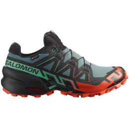 Salomon Speedcross 6 Gore-Tex férfi futócipő kék/zöld North Atlantic / Black / Cherry Tomato