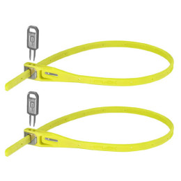 Kerékpár lakat Hiplok Z Lok Twin Pack sárga