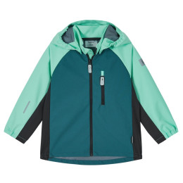 Reima Temppu Dark Teal gyerek softshell kabát zöld/szürke Dark Teal