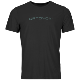 Ortovox 150 Cool Brand T-shirt férfi póló fekete Black Raven