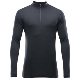 Férfi póló Devold Breeze Man Half Zip Neck fekete Black