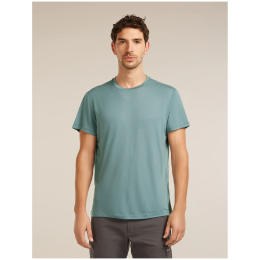 Icebreaker Men Merino Blend Core SS Tee férfi funkcionális póló világoskék BLUE ASH