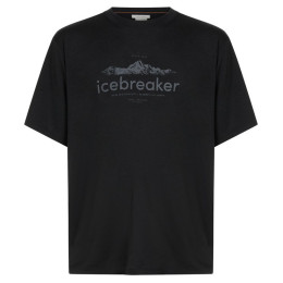 Icebreaker Men M 150 Tech Lite SS Rlxd T ibHeritage férfi funkcionális póló fekete Black