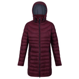 Regatta Andel III női télikabát sötét fekete Burgundy(Seal Grey)