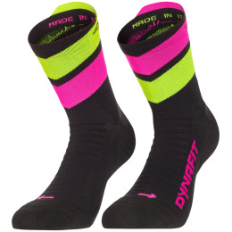 Dynafit Ultra Mid Sk zokni fekete/rózsaszín black out PINK GLO/6070