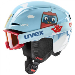Uvex Viti set 2023 bukósisak készlet világoskék light blue birdy