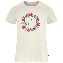 Fjällräven Fjällblomster Fox T-shirt W női póló fehér Chalk White