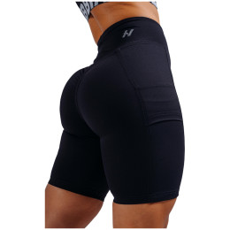 Nebbia High-Waist Shorts with Pockets Primal női rövidnadrág fekete BLACK