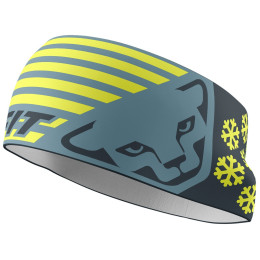 Dynafit Graphic Performance Headband fejpánt kék/sárga 3161 - smoke blue/0720 FLAG