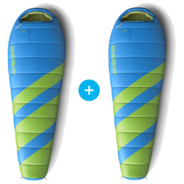 Husky Set spacáků Husky Mantilla -5° hálózsák szett zöld/kék