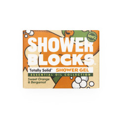 Shower Blocks Solid Shower Gel EO Range - Sweet Orange & Bergamot tusfürdő narancs