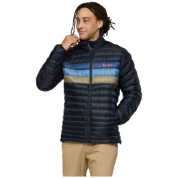 Cotopaxi M'S Fuego Down Jacket férfi tollkabát fekete Carbon Stripes