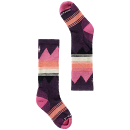 Smartwool Kids' Ski Light Cushion OTC Socks gyerek zokni lila Prple Ris