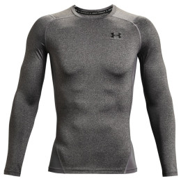 Under Armour HG Armour Comp LS férfi funkcionális póló szürke CarbonHeather//Black