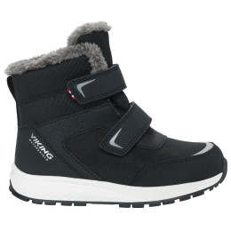 Viking Outdoor Footwear Equip Warm WP 2V Black/Grey gyerek téli cipő fekete/szürke Black/Grey