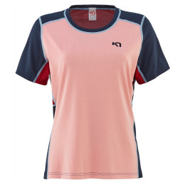 Női póló Kari Traa Sanne Hiking Tee rózsaszín/kék