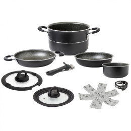 Brunner Pirate NG 7+1 - 20 cm edénykészlet fekete