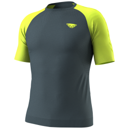Dynafit Ultra S-Tech S/S Tee M férfi póló szürke/sárga cinder/5A30