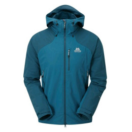 Férfi kabát Mountain Equipment Frontier Hooded világoskék Ink Blue/Legion Blue