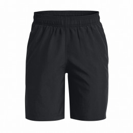 Under Armour Woven Graphic Shorts-BLK gyerek rövidnadrág fekete Black