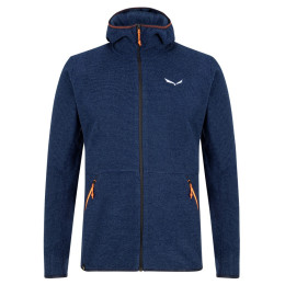 Salewa Nuvolo Pl M Jkt 2022 férfi pulóver sötétkék dark denim melange