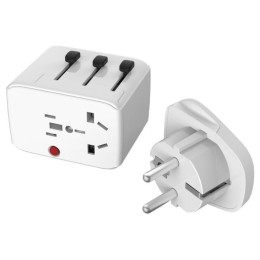 Adapter Lifeventure USB Travel Adaptor fehér