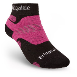 Bridgedale Hike MW MP Ankle női zokni fekete/rózsaszín Black/Pink