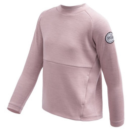 Sensor Merino Upper Traveller Pink gyerek funkcionáls pulóver világosrózsaszín Pink