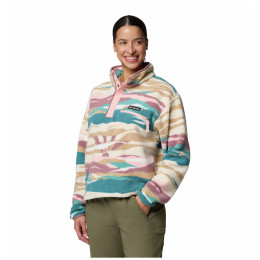 Columbia Helvetia™ II Printed Cropped Half Snap női pulóver