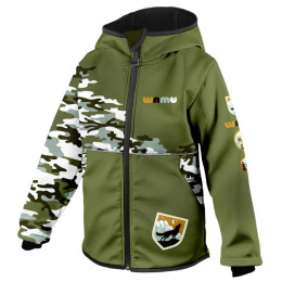 WAMU Khaki gyerek softshell kabát khaki KHAKI