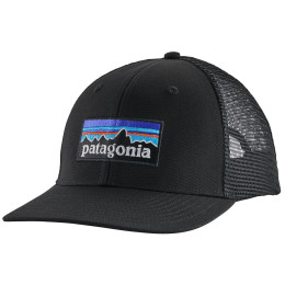 Patagonia P-6 Logo Trucker Hat baseball sapka fekete