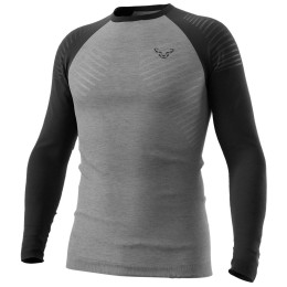 Dynafit Tour Light Merino M L/S Tee férfi funkcionális póló szürke/fekete 0911 - black out/0530