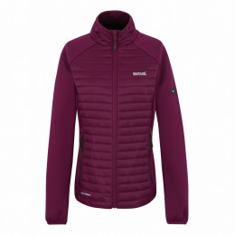 Regatta Women’s Clumber Hybrid női dzseki burgundi vörös Dark Pimento