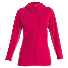Icebreaker Descender LS Zip Hood női funkcionális pulóver