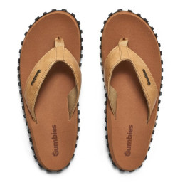 Gumbies Vegovert Tan flip-flop barna Tan
