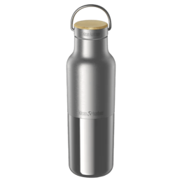 Klean Kanteen Rise Reflect 16oz (w/ Bamboo Cap) termosz ezüst Brushed Stainless