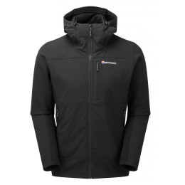 Férfi softshell kabát Montane Krypton Hoodie fekete
