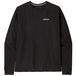 Patagonia P-6 Logo Responsibili Tee LS férfi póló fekete Black