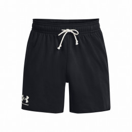 Under Armour Rival Terry 6in Short férfi rövidnadrág fekete Black
