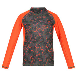 Gyerek fürdőruha Regatta Hoku szürke/narancssárga