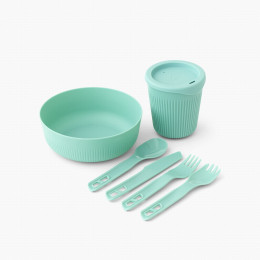 Sea to Summit Passage Dinnerware Set 1P 6 Piece edénykészlet kék