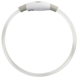 Nite Ize NiteHowl Mini LED világító kutyanyakörv fehér Disc-O Select