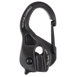 Nite Ize CamJam XT Large Aluminium Cord Tightener segéd karabiner fekete Černá