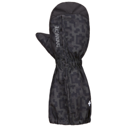 SnowLife Baby Click Mitten gyerek téli egyujjas kesztyű fekete black