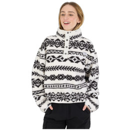 Fundango Pacha Fleece Jacket női pulóver fehér/fekete inka