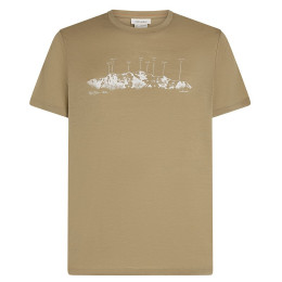 Icebreaker Men Merino 150 Tech Lite SS Tee The Peaks férfi póló