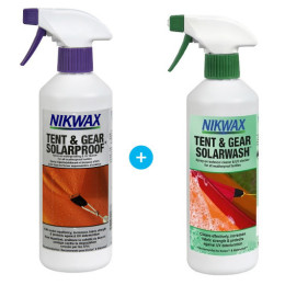 Nikwax Tent & Gear 500 ml impregnáló és tisztítószer szett