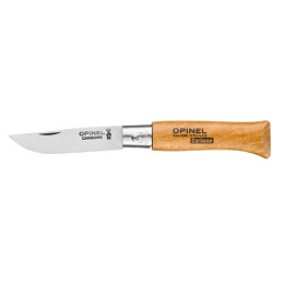 Opinel N°04 Carbon zsebkés természetes