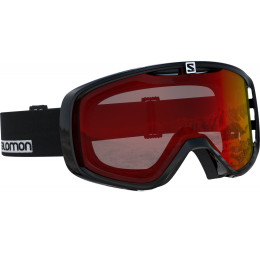 Síszemüveg Salomon Aksium Black Mid Red
