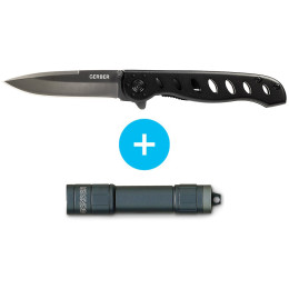 Szett kés Gerber Evo Jr. + lámpa Tempo Microlight